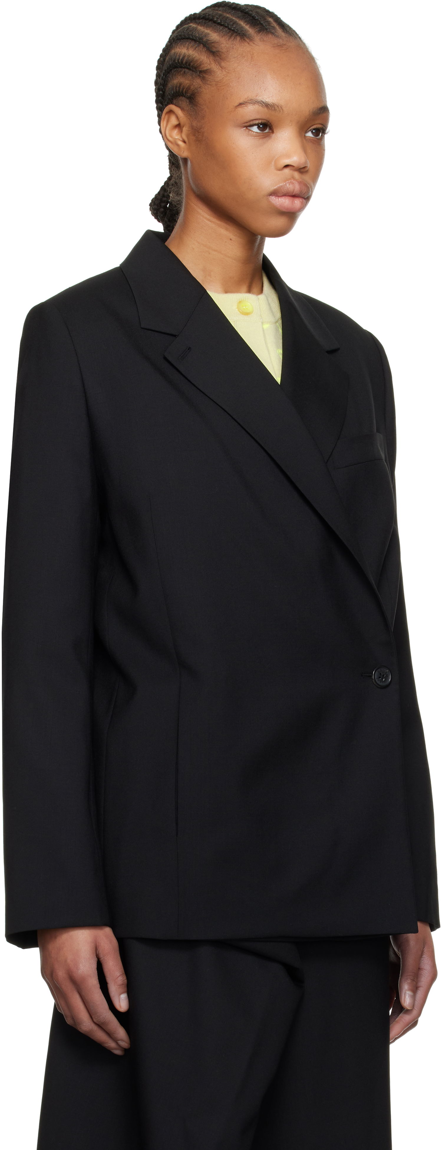 Bunda KENZO Kenzo Paris Virgin Wool Blazer Čierna | FF52VE2589RA, 1