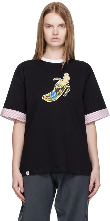 Tričko Charles Jeffrey Loverboy Charles Jeffrey LOVERBOY Turn Up Graphic T-Shirt Čierna | 52080501, 0