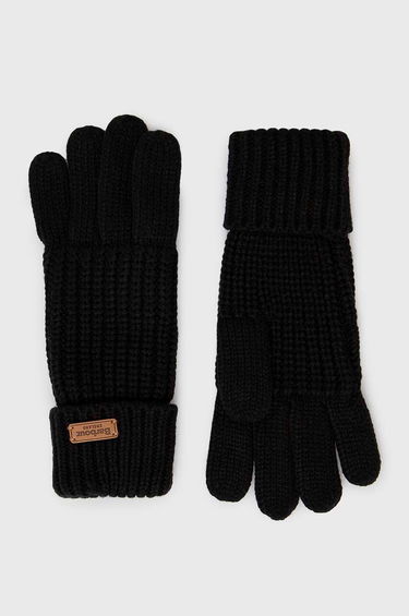 Rukavice Barbour Saltburn Knitted Gloves Čierna | LGL0132, 0