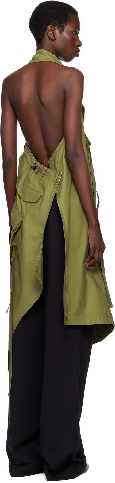Šaty Junya Watanabe Junya Watanabe Cotton Midi Dress Zelené | JO-A003-051, 2