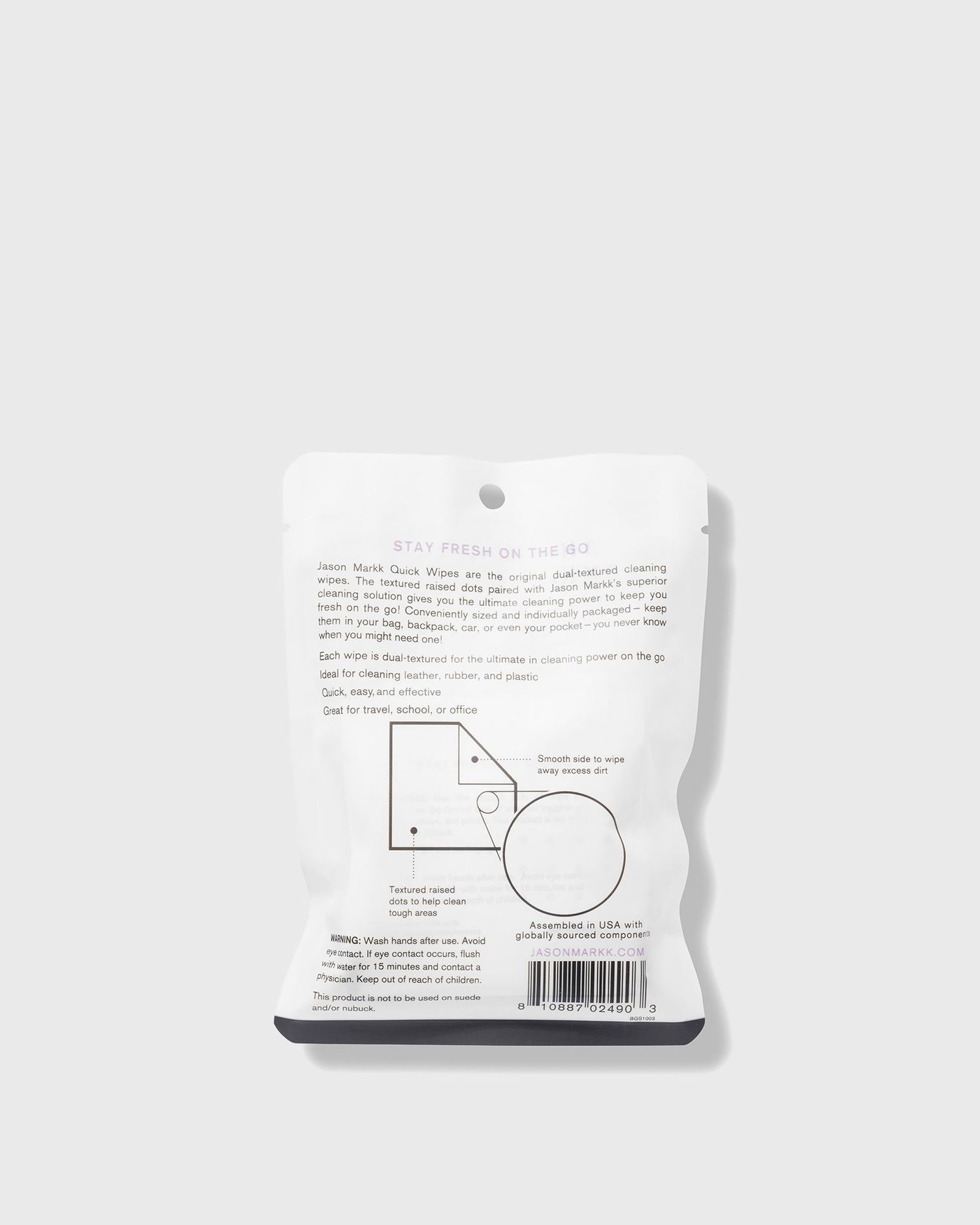 Starostlivosť o obuv Jason Markk Quick Wipes 3 Pack Biela | 810887024941, 1
