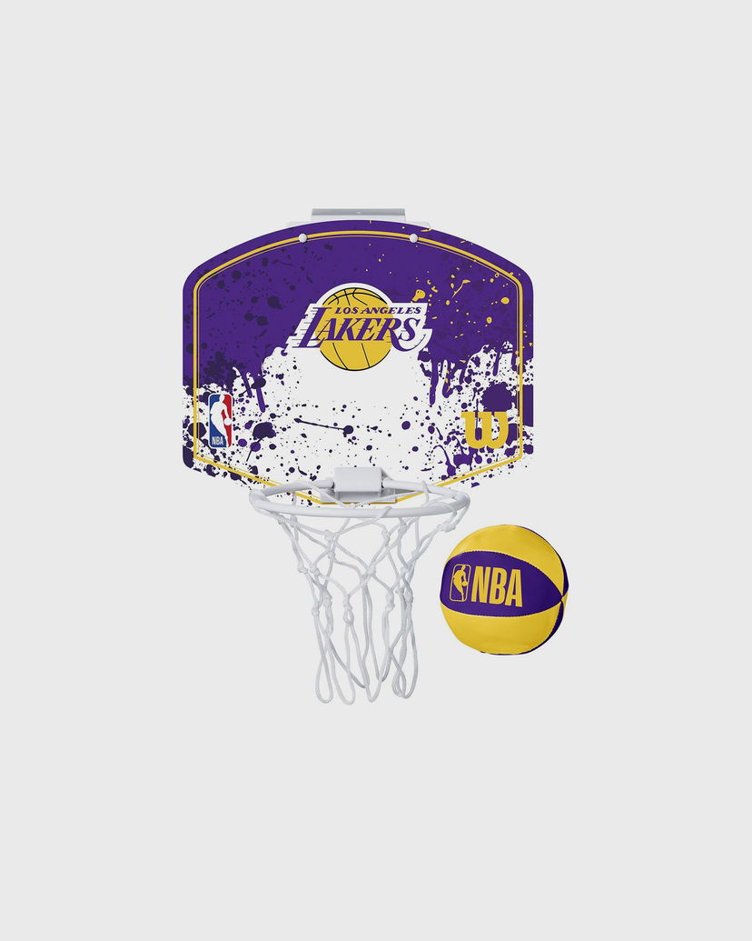 Športový doplnok Wilson Tennis Los Angeles Lakers NBA Mini Hoop Fialová | WTBA1302LAL