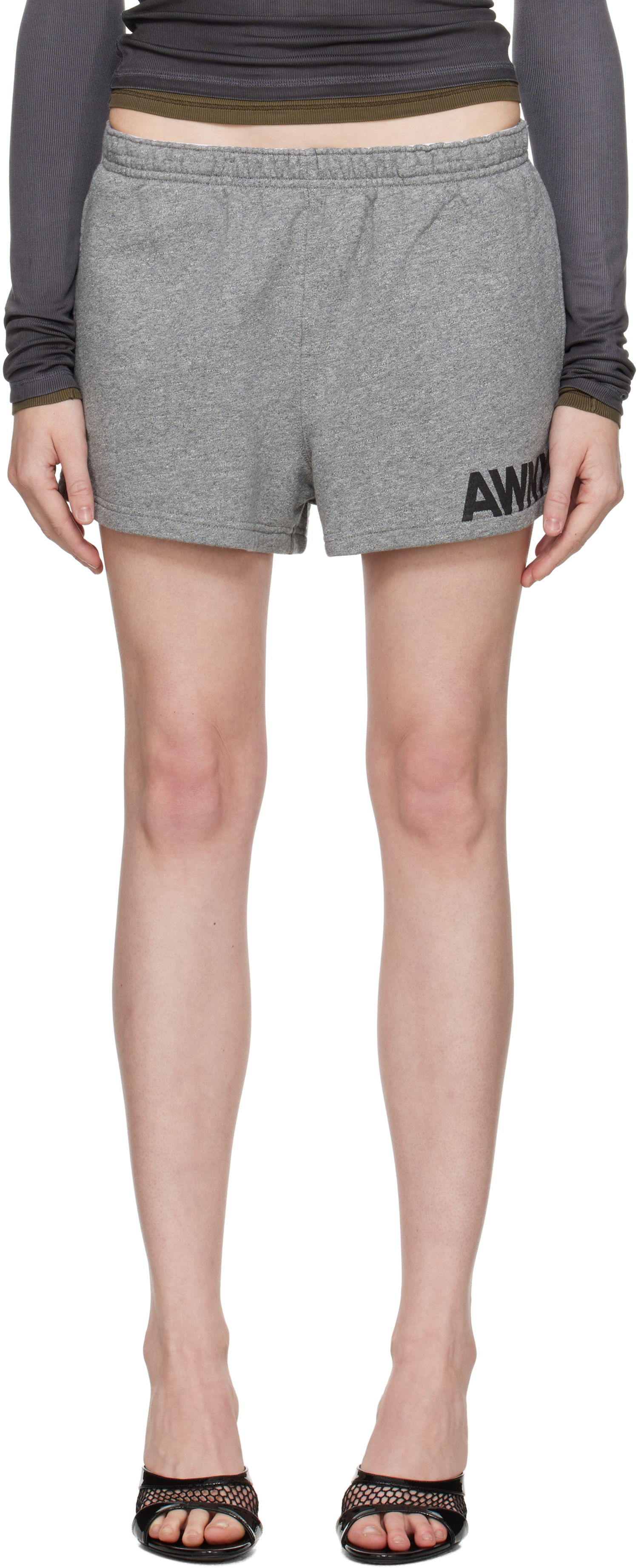 Šortky Alexander Wang Alexander Wang.t Logo Cotton Running Shorts undefined | 4CC2254427, 0