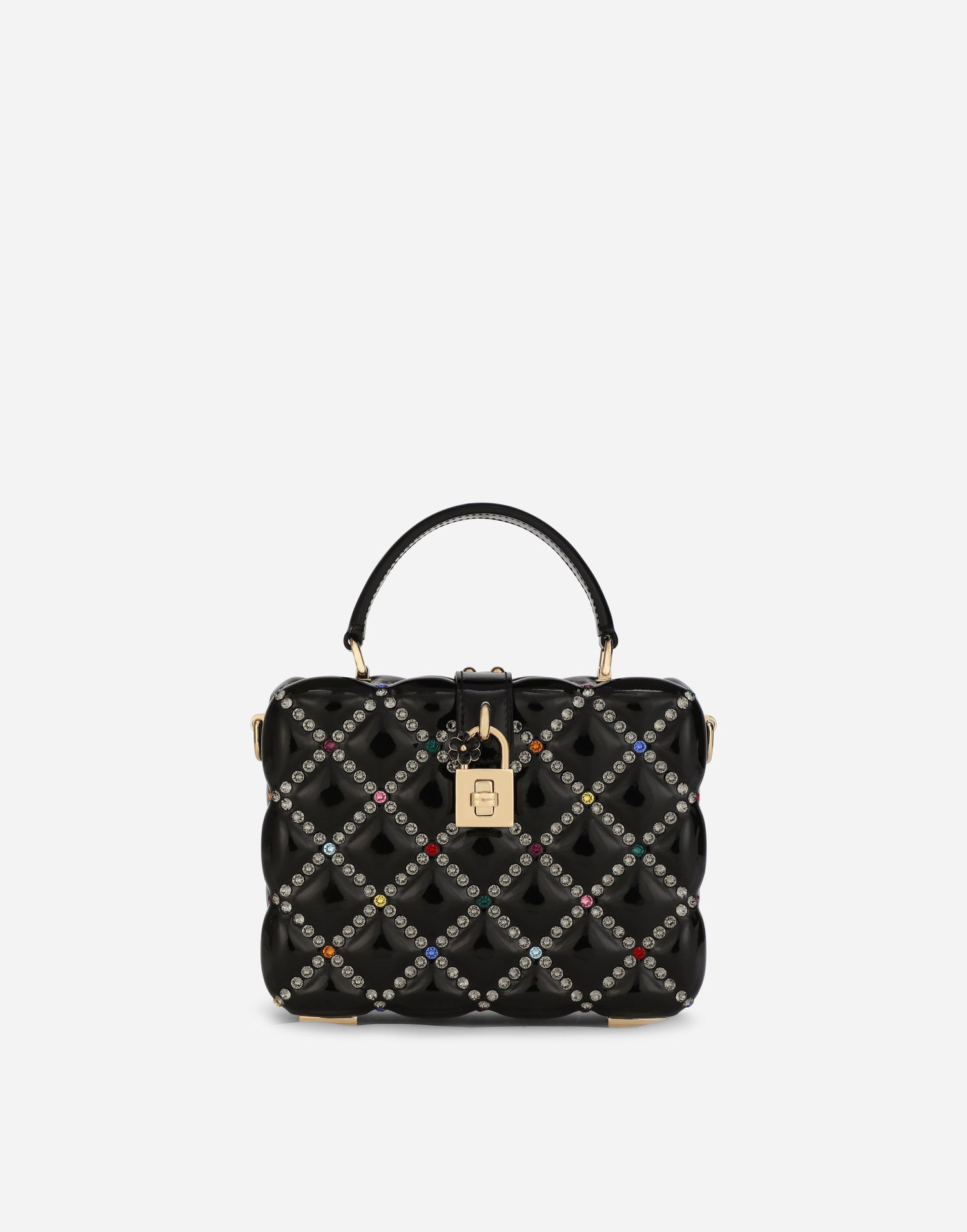 Kabelka Dolce & Gabbana Dolce & Gabbana Dolce Box Bag With Rhinestones Čierna | BB5970AY2298S574, 0