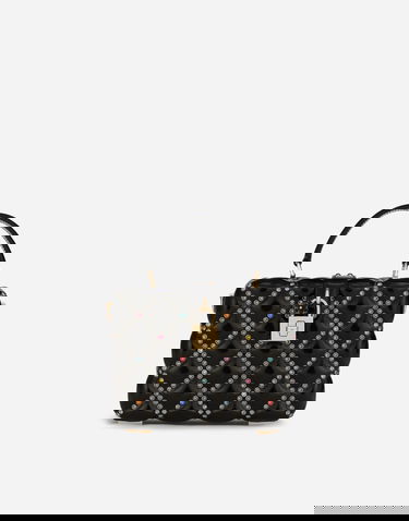 Kabelka Dolce & Gabbana Dolce & Gabbana Dolce Box Bag With Rhinestones Čierna | BB5970AY2298S574, 0