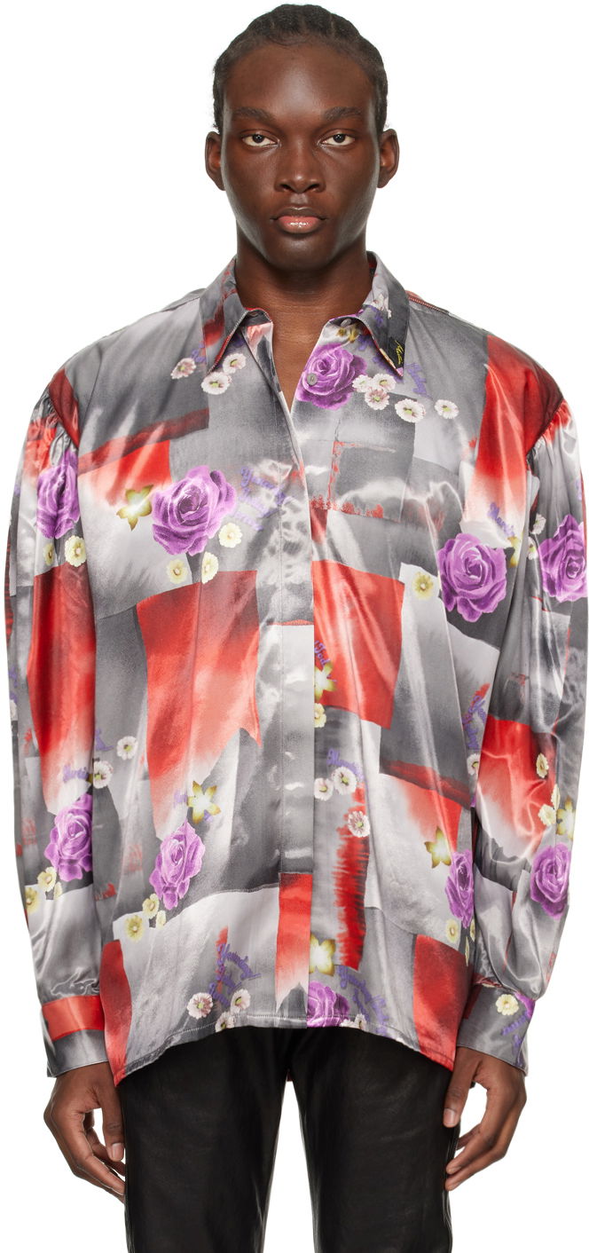 Košeľa Martine Rose Classic Shirt Červená | MRSS24-438B, 0