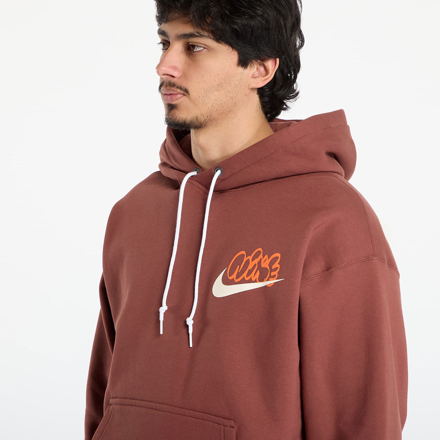 Mikina Nike Solo Swoosh Fleece Hoodie Hnedá | IH4293-218, 1