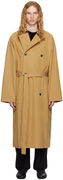 Tan Kold Trench Coat