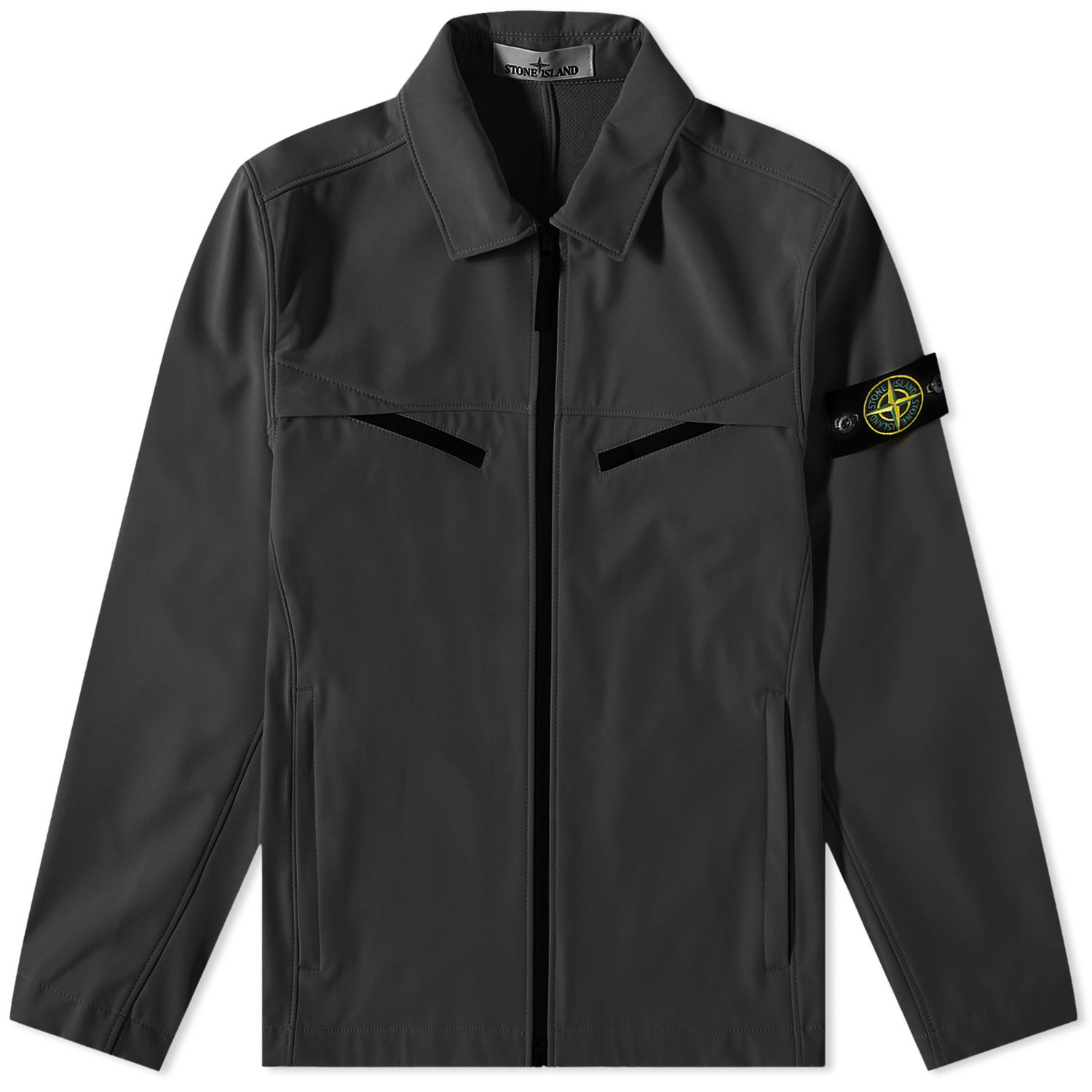 Vetrovka Stone Island Light Soft Shell-R Jacket Čierna | 781541027-V0029, 0