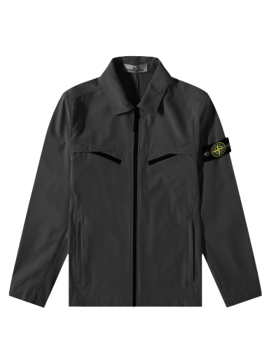 Vetrovka Stone Island Light Soft Shell-R Jacket Čierna | 781541027-V0029