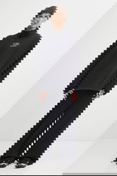 Mikina Maison Margiela MM6 Maison Margiela x Salomon Smooth Fleece Turtleneck Čierna | SH0NH0019.M20140.899, 4