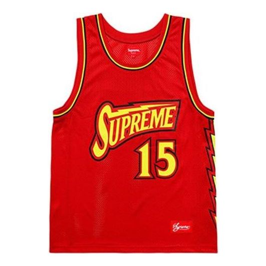 Dres Supreme Bolt Basketball Jersey Červená | SUP-SS18-426, 0