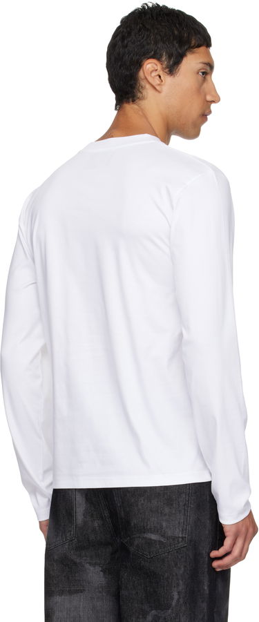 Tričko HELIOT EMIL HELIOT EMIL Effulgence Long Sleeve T-Shirt Biela | AW25_M_09_149_WHT02, 2