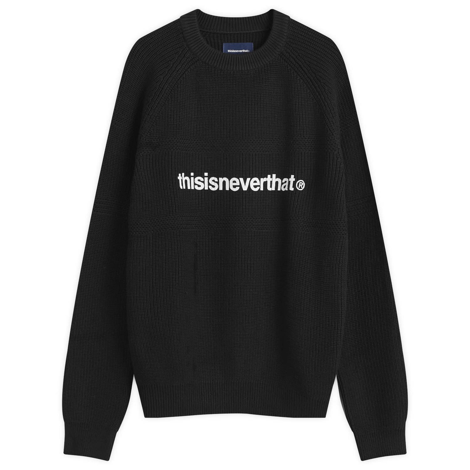 Sveter thisisneverthat T-Logo Knit Jumper Čierna | TN253KKNPK01-BLK, 1