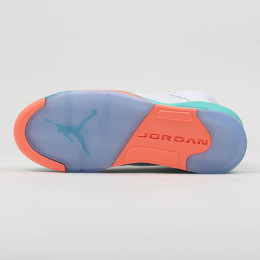 Tenisky a topánky Jordan Air Jordan 5 Retro "Light Aqua" GS Biela | 440892-100, 4