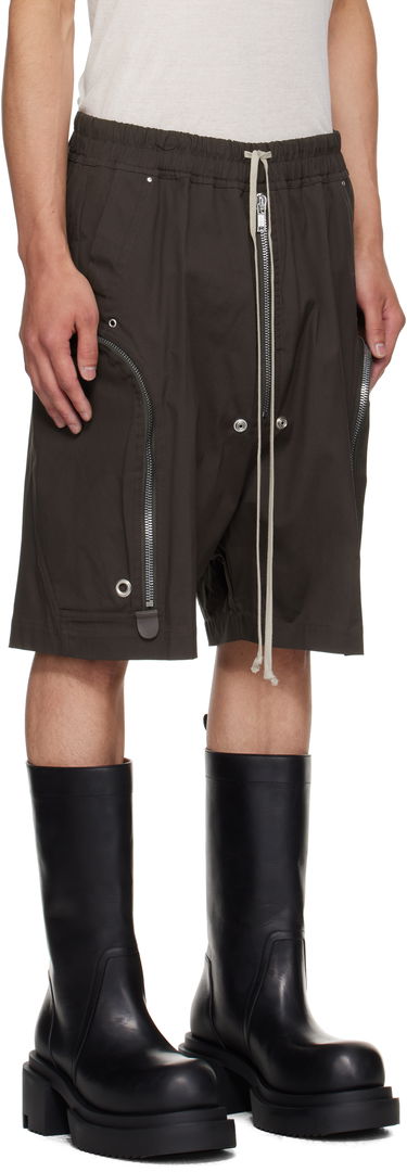 Šortky Rick Owens Rick Owens Bauhaus Bela Cargo Shorts Čierna | RU02E1392 TE, 4