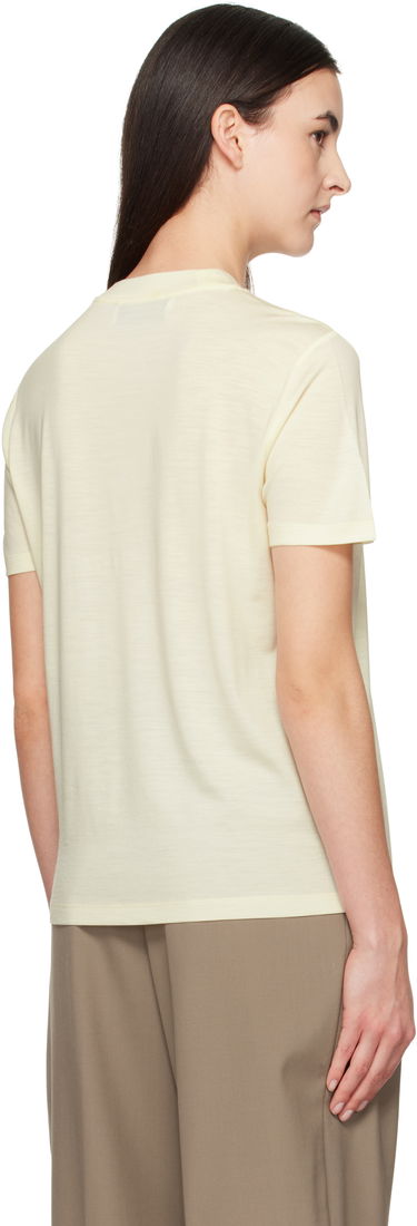Tričko Róhe Róhe Relaxed Wool T-Shirt Žltá | 411-22-091, 2