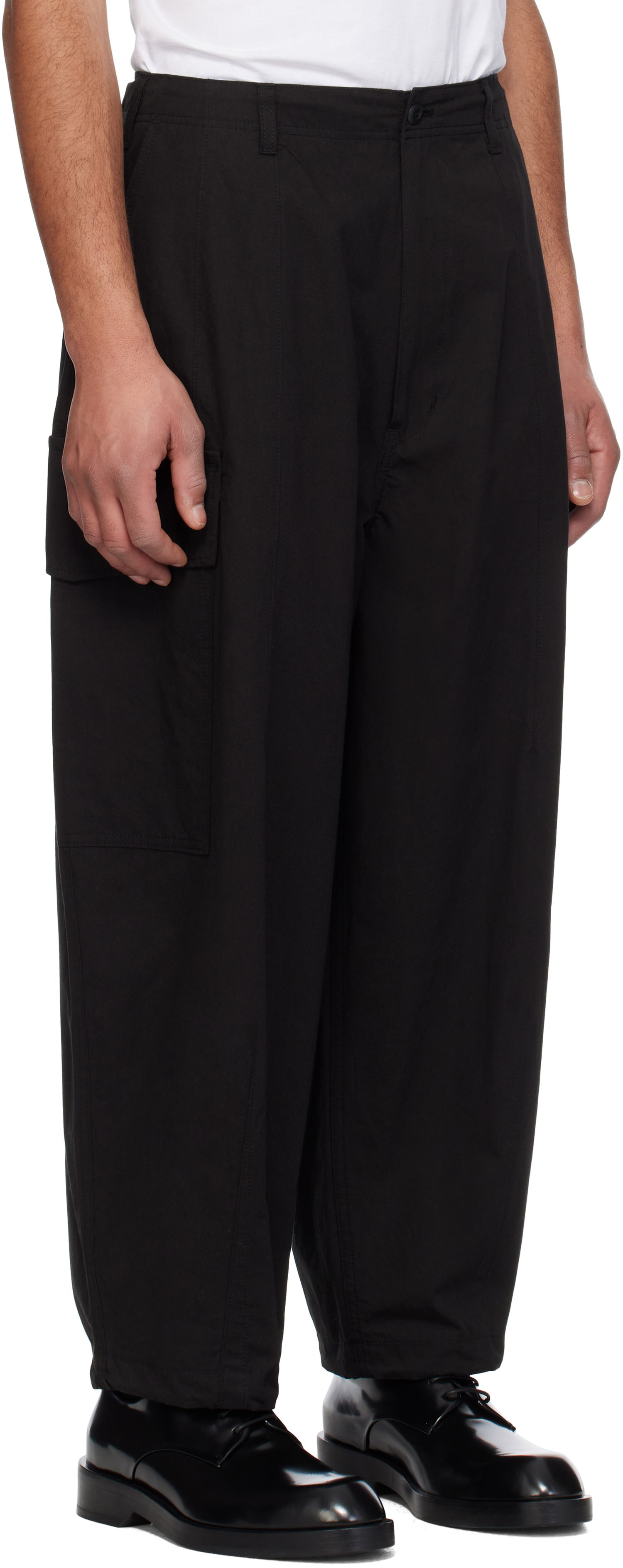 Cargo nohavice Comme des Garçons Homme Compact Weather Cargo Pants Čierna | HO-P011-051, 1