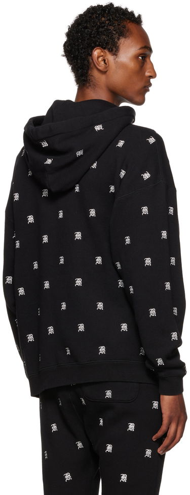 Mikina R13 R13 Allover Print Hoodie Čierna | R13WK005-K072A, 2