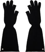 Rick Owens Sphinx Long Fingerless Gloves