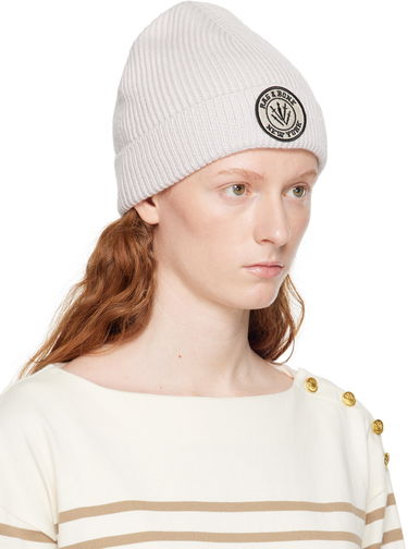 Kulicha rag & bone Charlie Logo-Embroidered Wool Beanie Čierna | WJK22HS009BV09, 3