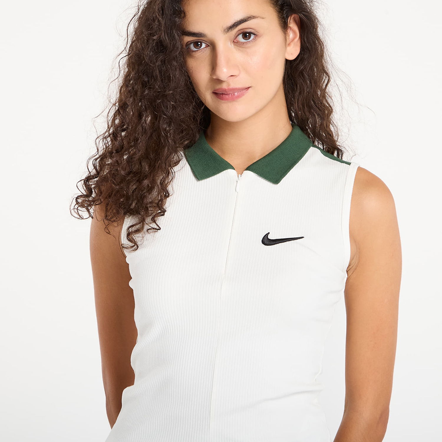 Tielko Nike Fitted Tennis Tank Biela | IO8899-133, 1