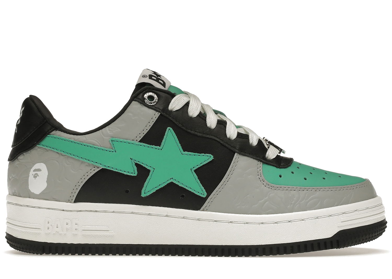 Tenisky a topánky BAPE Bape Sta Low Grey "Green" Šedá | 001FWH701002_GRN_A / 1H70-291-002, 0