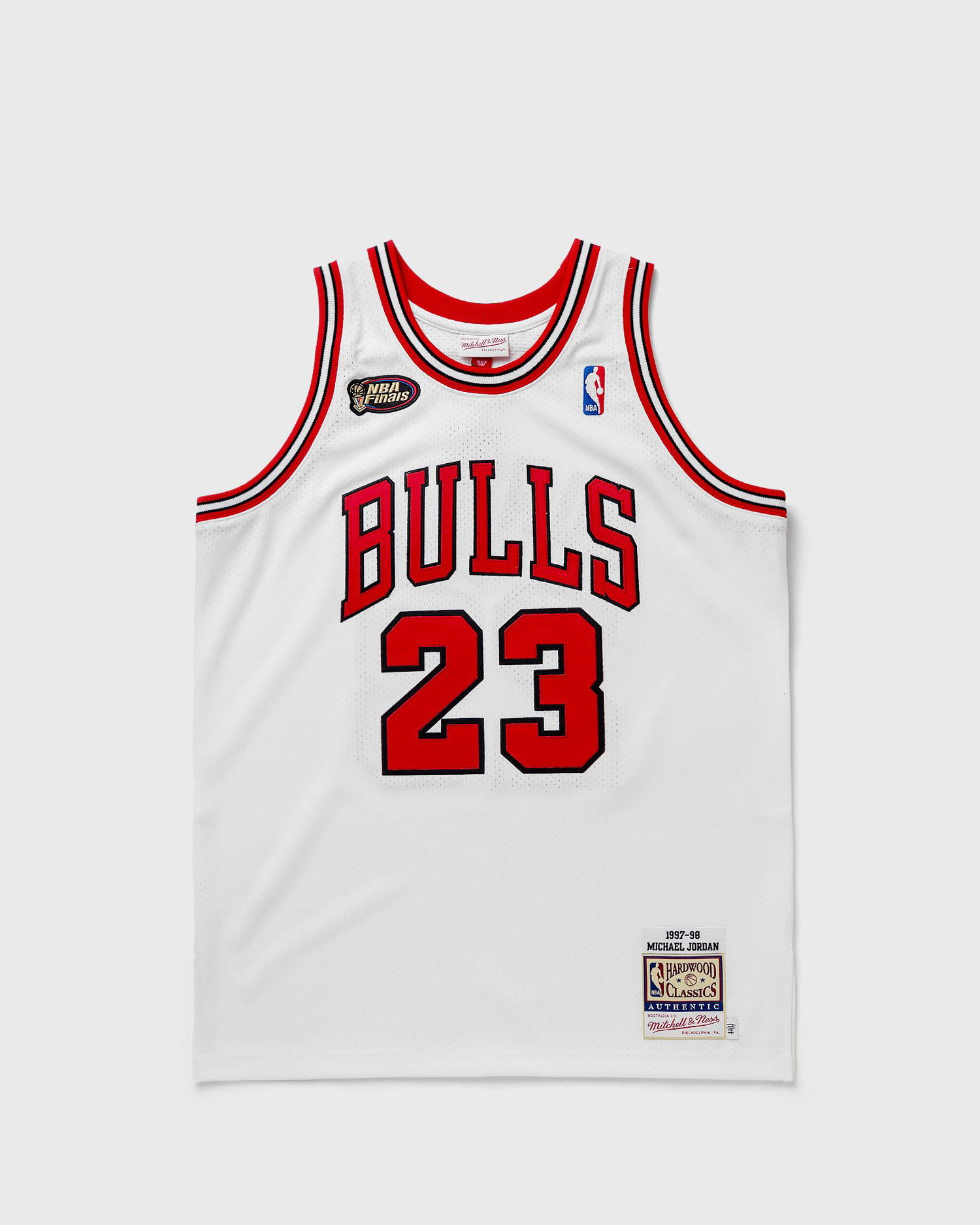 Dres Mitchell & Ness NBA AUTHENTIC FINALS JERSEY CHICAGO BULLS 1997-98 MICHAEL JORDAN #23 Biela | AJY44950-CBU97MJOWHIT, 0