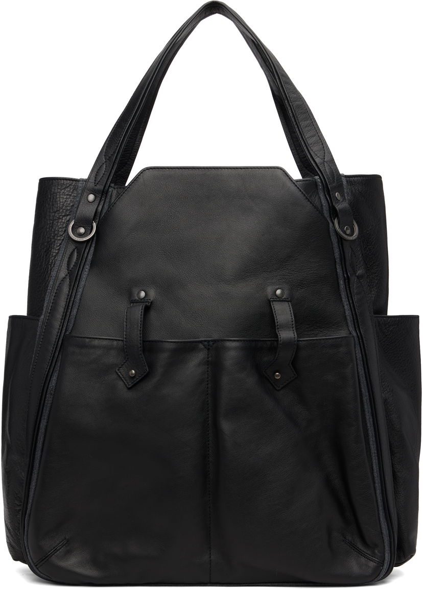 Tote bag KIKO KOSTADINOV Kiko Kostadinov Inex Leather Tote Čierna | KKAW25BG04-147