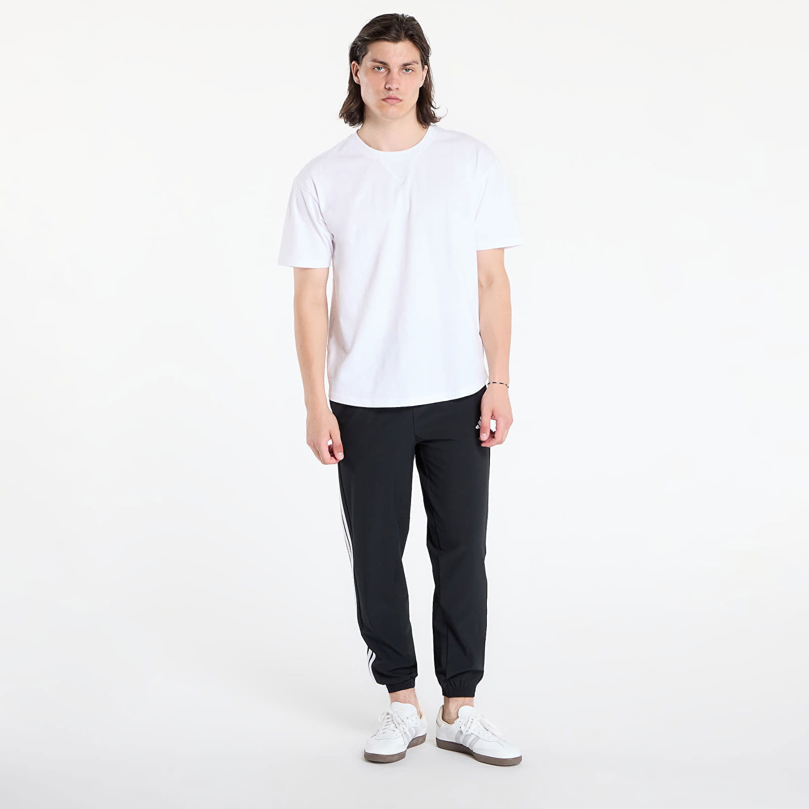 Woven Training Joggers With Side Stripes