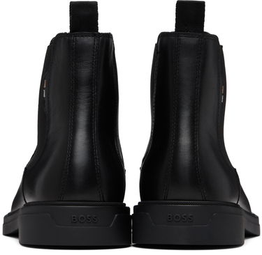 Starostlivosť o obuv BOSS Nappa Leather Chelsea Boots with Signature Stripe Čierna | 50552527, 2