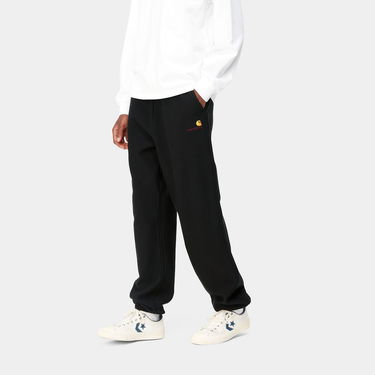 Tepláky Carhartt WIP American Script Sweat Pant Čierna | I032328_89_XX, 4