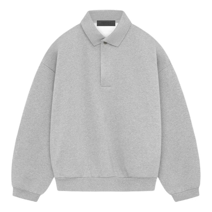 Polo tričko Fear of God Essentials Long Sleeve Polo Šedá | 192SP244396F