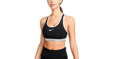 Podprsenka Nike Swoosh On The Run Bra Čierna | dv9914-010, 1