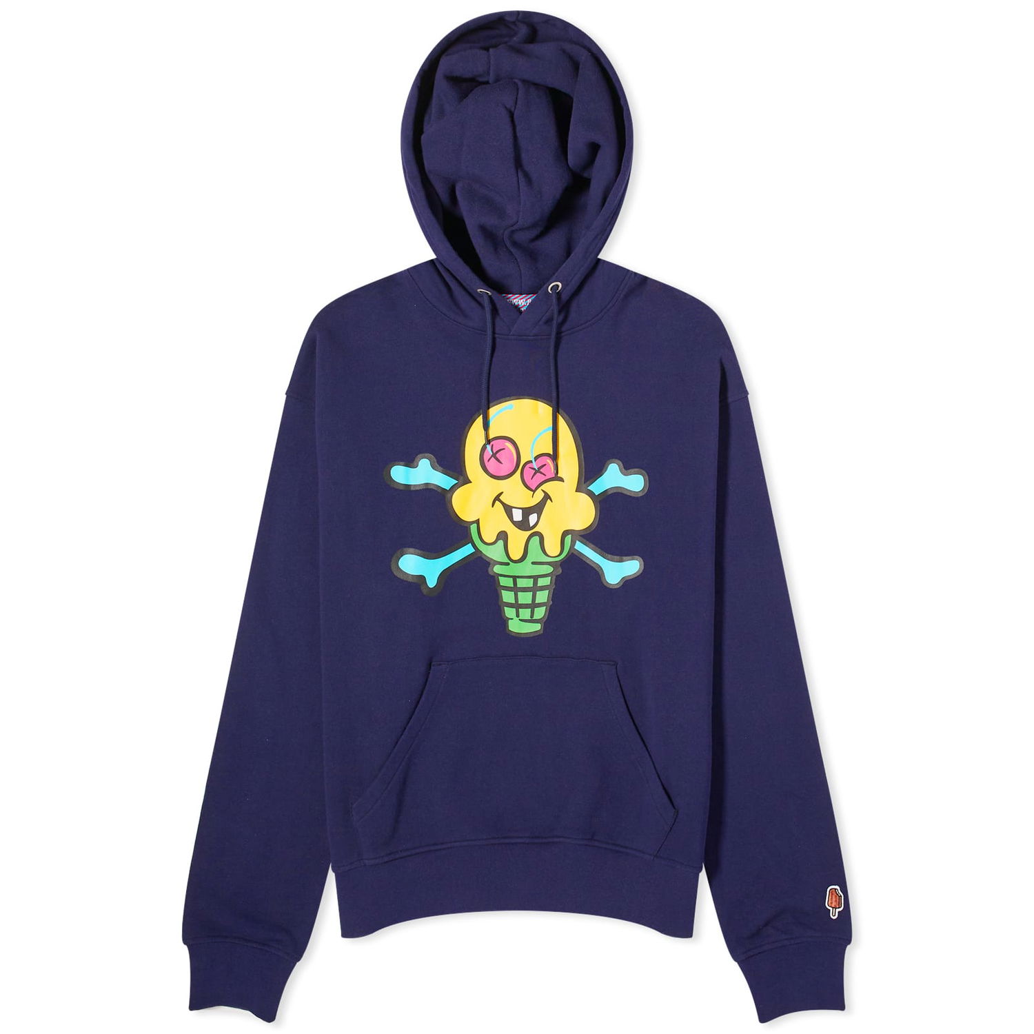 Mikina BBC IceCream Cones & Bones Popover Hoodie Navy | IC23447-NVY, 1