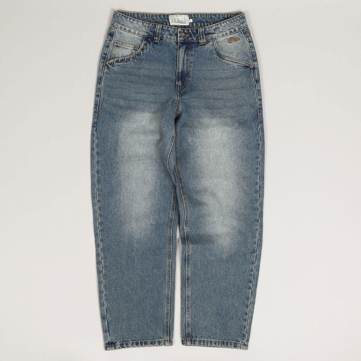 Džínsy Dime Relaxed Fit Denim Jeans Modrá | DIMEFA2445IND, 0