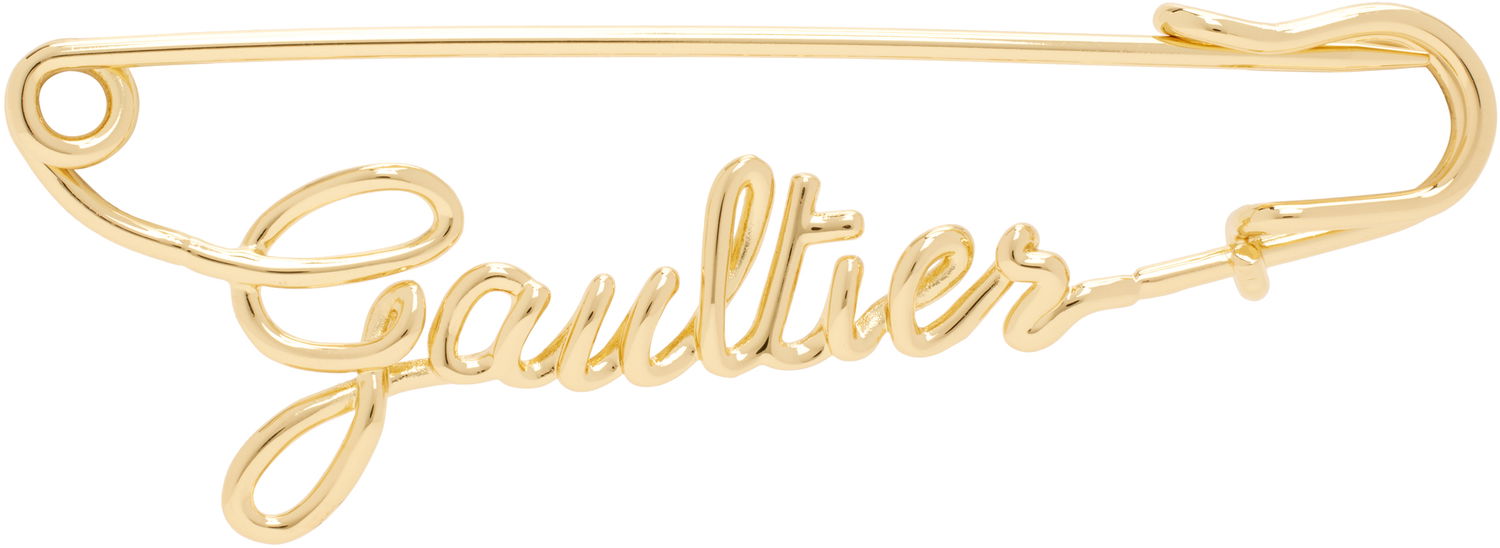 Spona Jean Paul Gaultier Jean Paul Gaultier 'The Gaultier' Brooch Metalická | 23/15-U-BR009-X029-92, 0