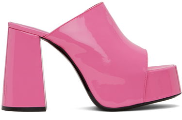 Tenisky a topánky BY FAR Brad Patent Leather Platform Sandals Ružová | 23SSBRAMLPPP, 0