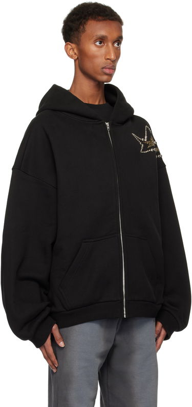 Mikina We11done We11done Meteor Zip Hoodie Čierna | WD-TJ3-24-864-U-BK, 1