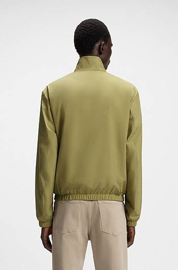 Bunda BOSS Reversible Peached Fabric Zip-Up Jacket Zelené | 50530699, 1