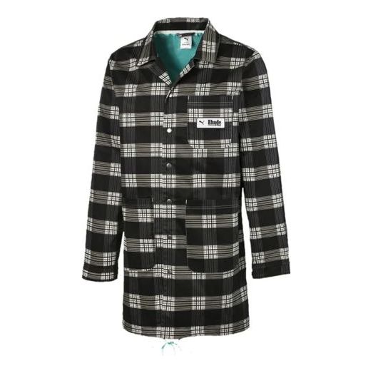 Košeľa Puma Rhude AOP Crossover Plaid Jacket Čierna | 595345-02