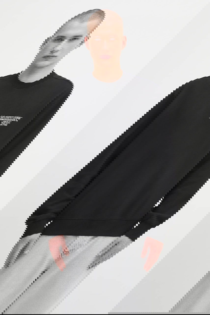 Mikina Carhartt WIP Alumni Plain Crewneck Sweatshirt Čierna | I035190.89XX, 0