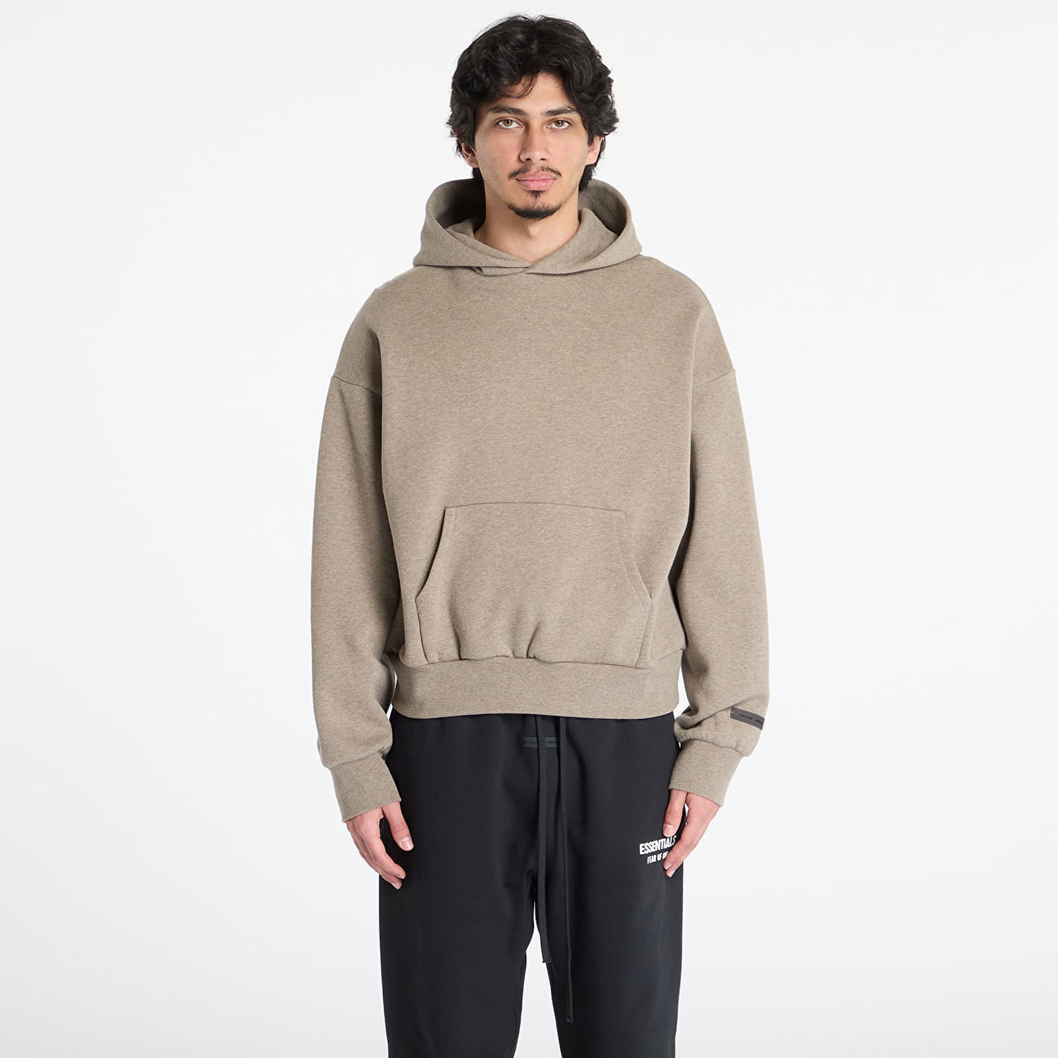 Mikina Fear of God Fear of God Essentials Classic Fit Fleece Hoodie Béžová | 192AS252051F-985, 0