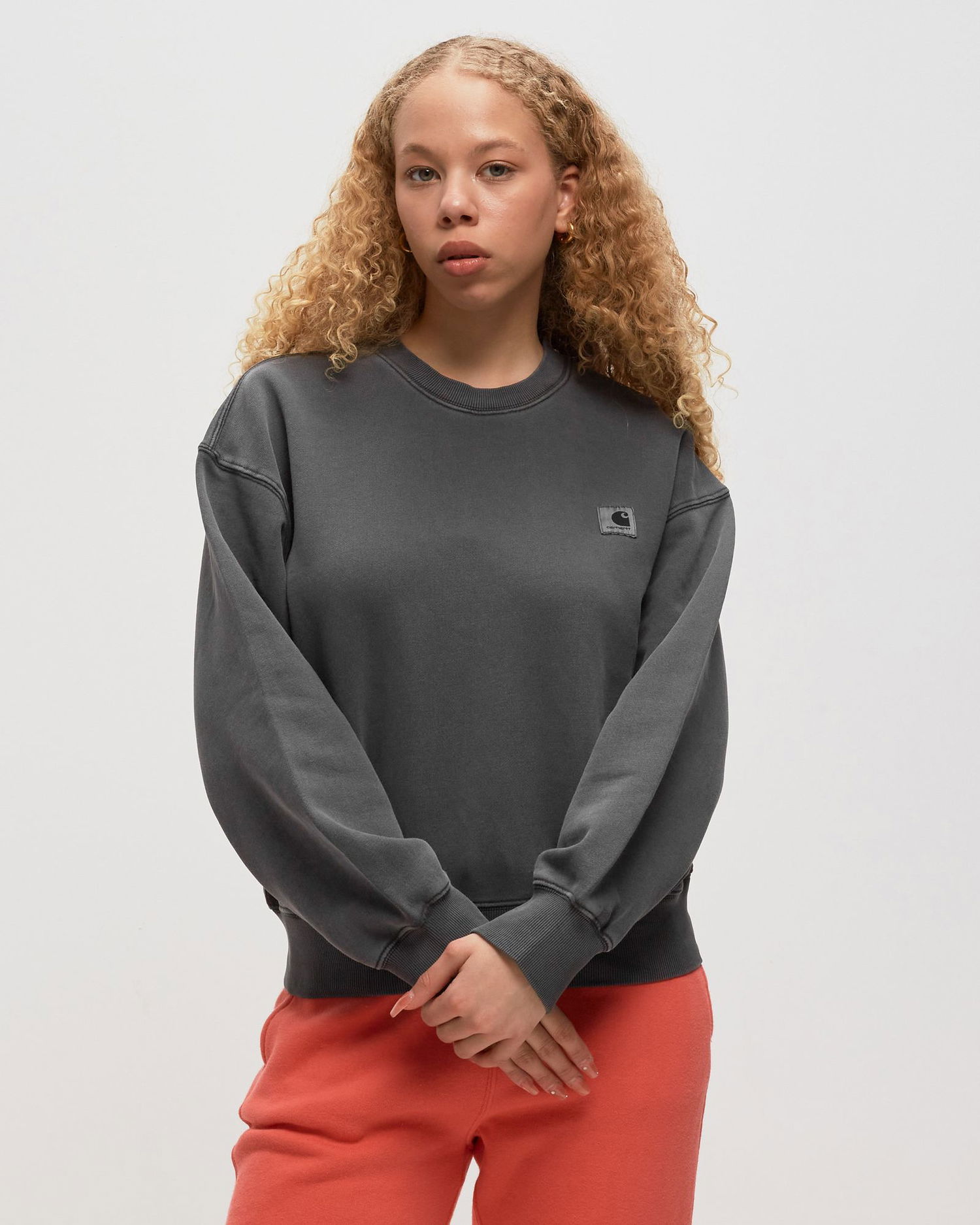 Mikina Carhartt WIP Nelson Sweatshirt Šedá | I029537-89.GD, 1