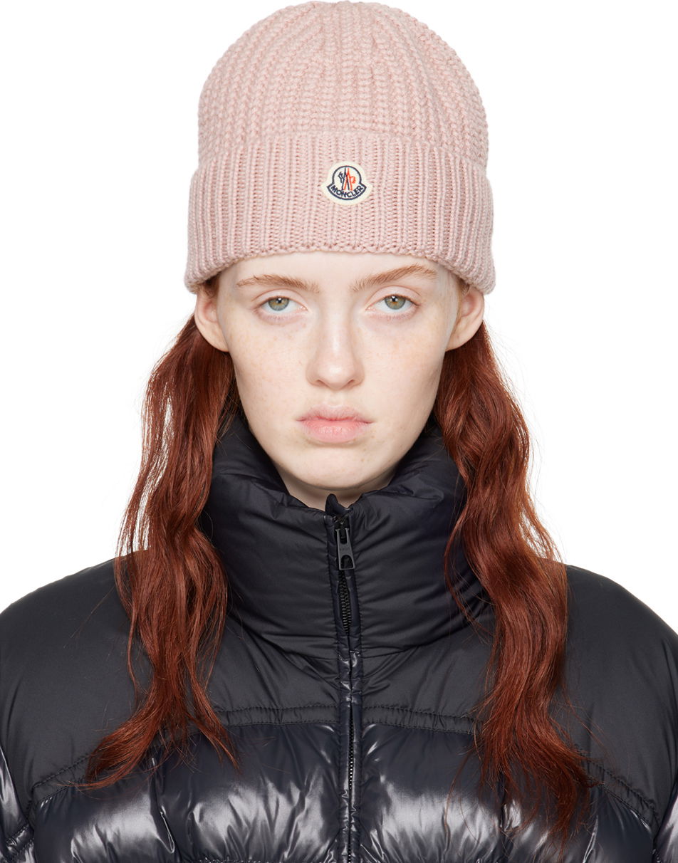 Kulicha Moncler Patch Beanie Ružová | I20933B00048M1131, 0
