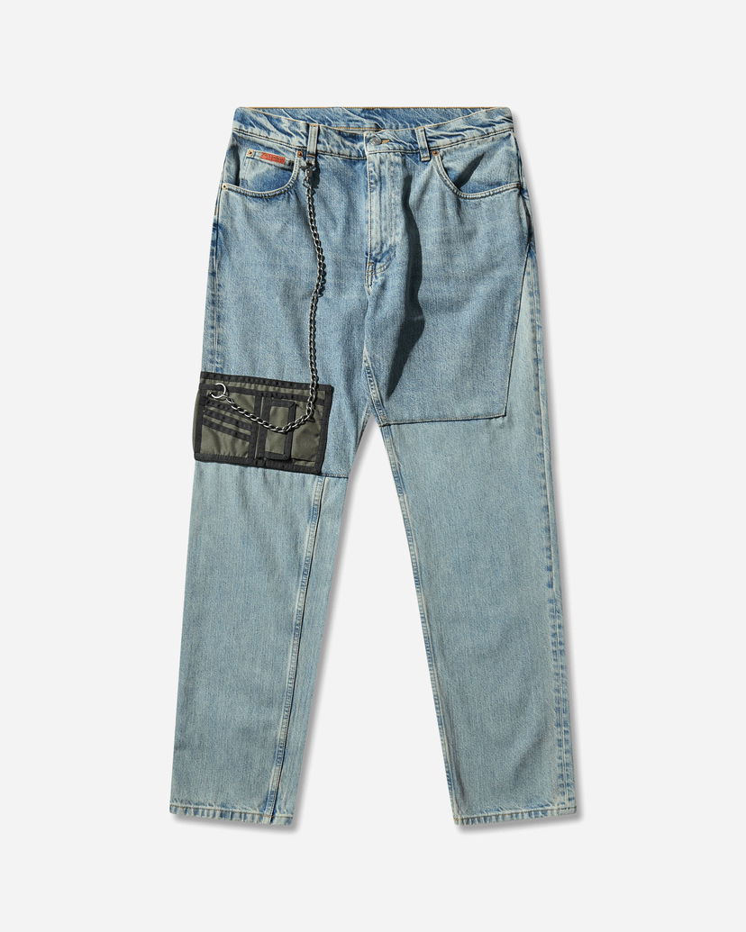 Džínsy Martine Rose Wallet Jeans Patchwork Wash Modrá | 262WD09530