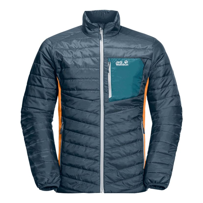 Prešívaná bunda Jack Wolfskin ROUTEBURN Insulated Quilted Jacket Rôznofarebný | 1205413-1249