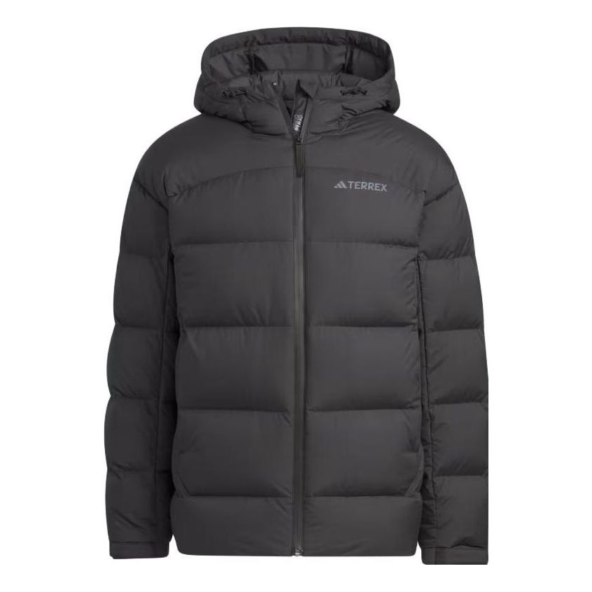 Prešívaná bunda adidas Performance Terrex Men's Heavyweight Goose Down Jacket Čierna | IL8965, 0