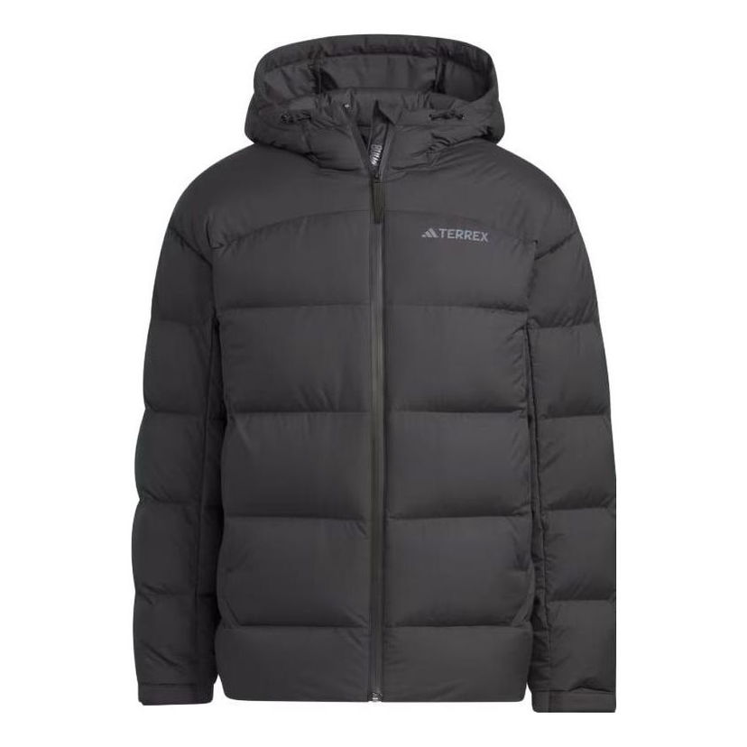 Prešívaná bunda adidas Performance Terrex Men's Heavyweight Goose Down Jacket Čierna | IL8965