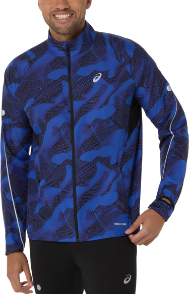 Bunda Asics Road Lite-Show Packable Jacket Modrá | 2011d358-001, 0